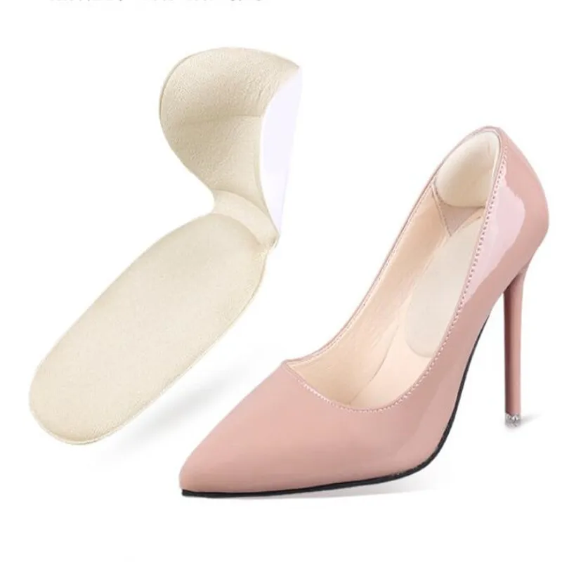 Women Insoles For Shoe Back High Heels Liner Grips Inserts Soft Insole Heel Pain Relief Foot Protector Antislip Cushion Post Pad