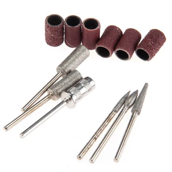 

6Pcs Nail Bits Set Sanding Band For Electric Nail File/Drill