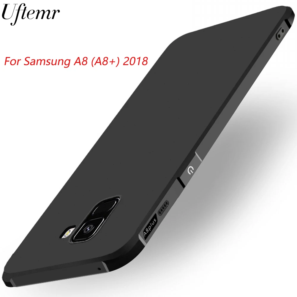 Phone Case for Samsung Galaxy A8 2018 Anti knock 3D Dragon Soft Silicon back cover for 1