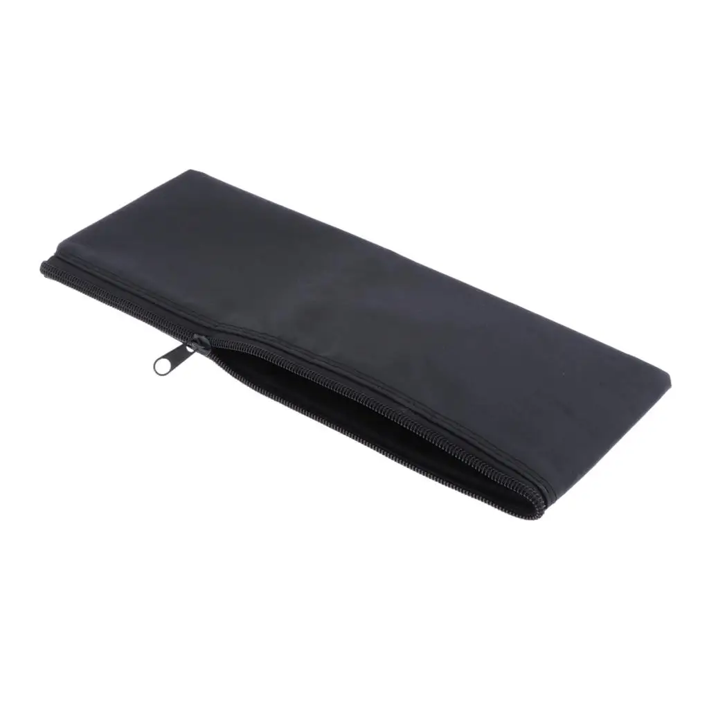Premium Mic Protective Bags Soft Pouch Traveling 31x11cm Black Dustproof
