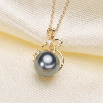 

Pendant Mount Pearl Accessories 925 sterling silver pendant of the same design Jewelry DIY No Pearl Free Shipping