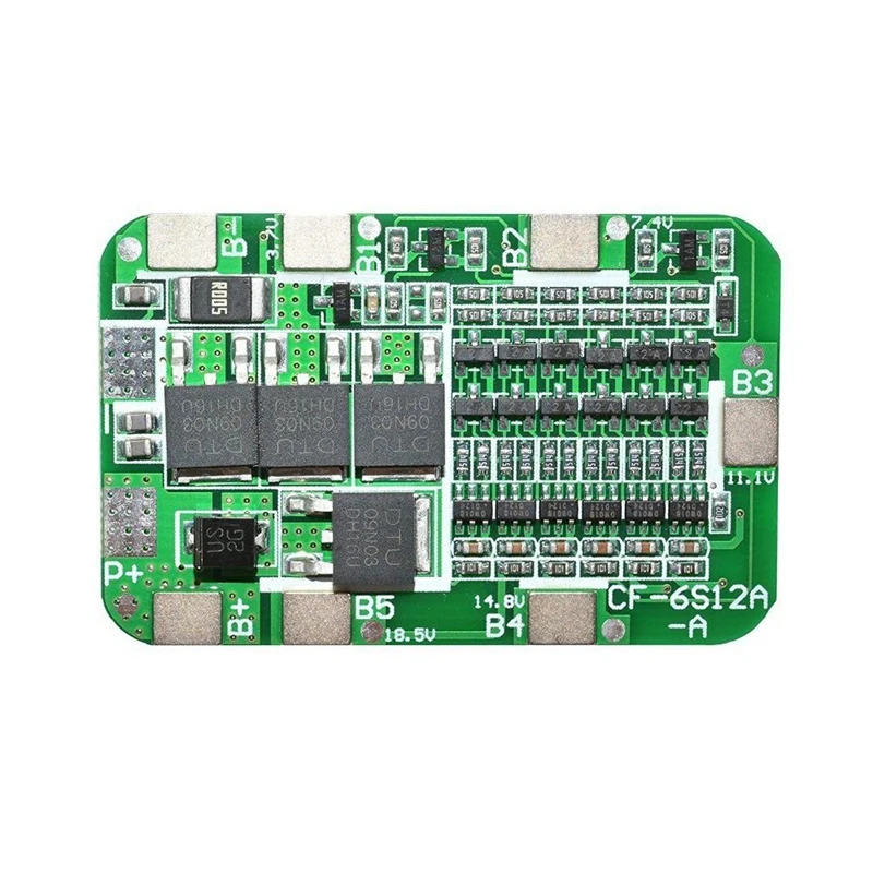 6S 15A 24V PCB BMS зарядное устройство Защитная плата для 6 18650 литий ионная литиевая