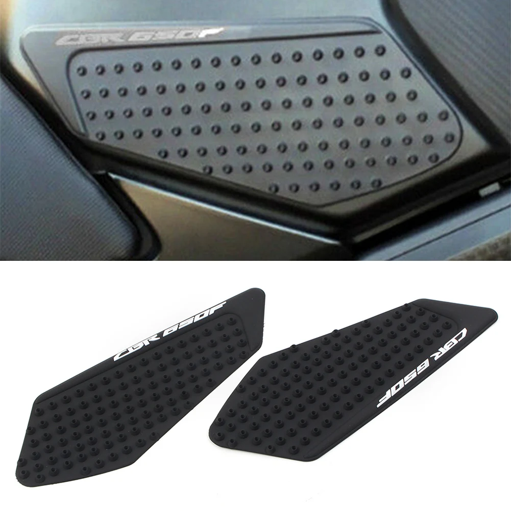 

Gas Tank Pad Traction Side Pad Fuel Grip Decal for CBR650F 2014 2015 2016 2017 Black Rubber Motorcycle Parts Accessories