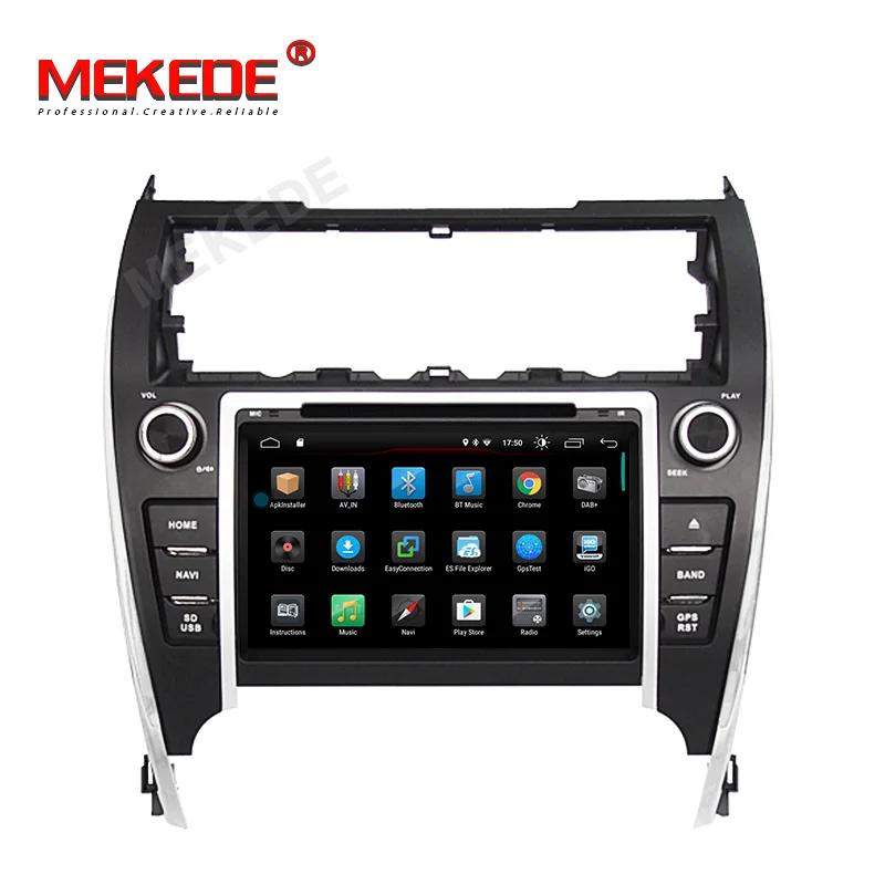 Автомобильный dvd-плеер MEKEDE 8 дюймов 2G+ 16G Android 9,0 для Toyota CAMRY 2012 EUR версия gps-плеер навигационное радио