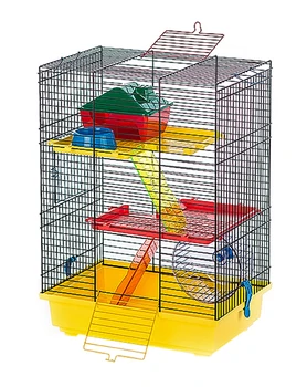 

INTER-ZOO rodent cell Inter-Zoo G017 Teddy II with colored plastic accessories 37 x 25 x 51 cm