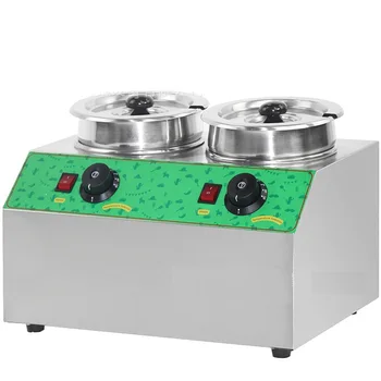 

2 pot Commercial Stainless Steel Food Warmer/Kitchen soup warmer, sauce /cheese warmer