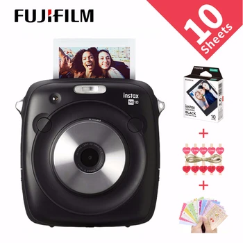 

New Arrival 100% Genuine Fujifilm Instax SQUARE SQ10 Hybrid Instant Fim Photo Camera Black Color