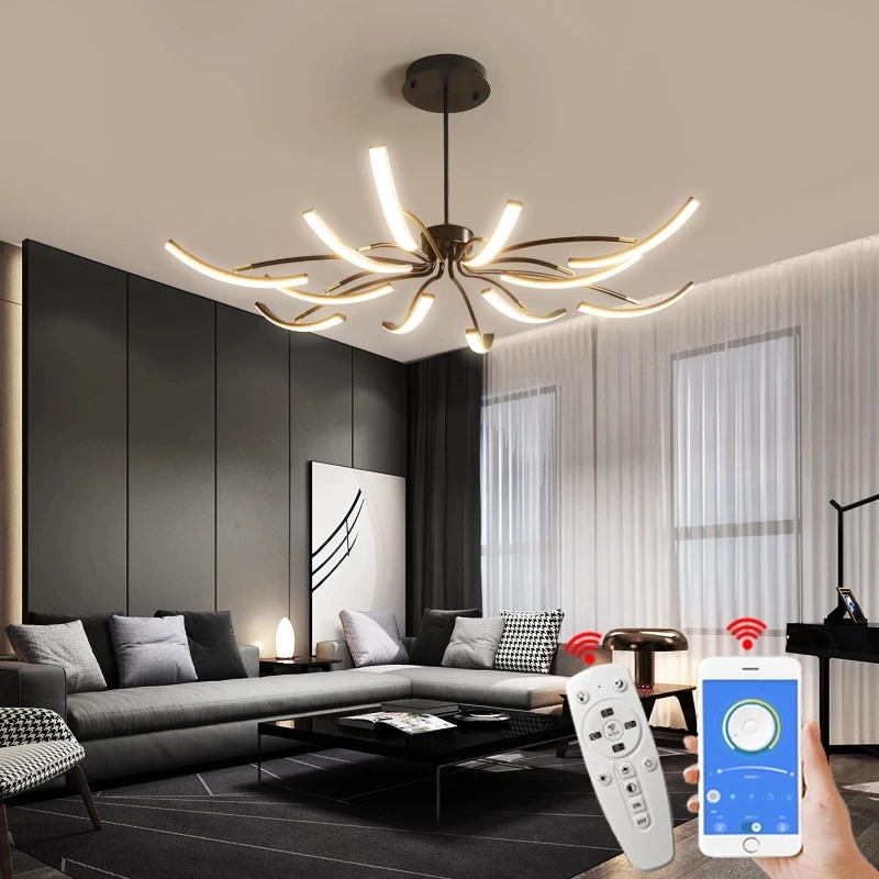 Modern Led Ceiling Lights for living room bedroom study room Adjustable
