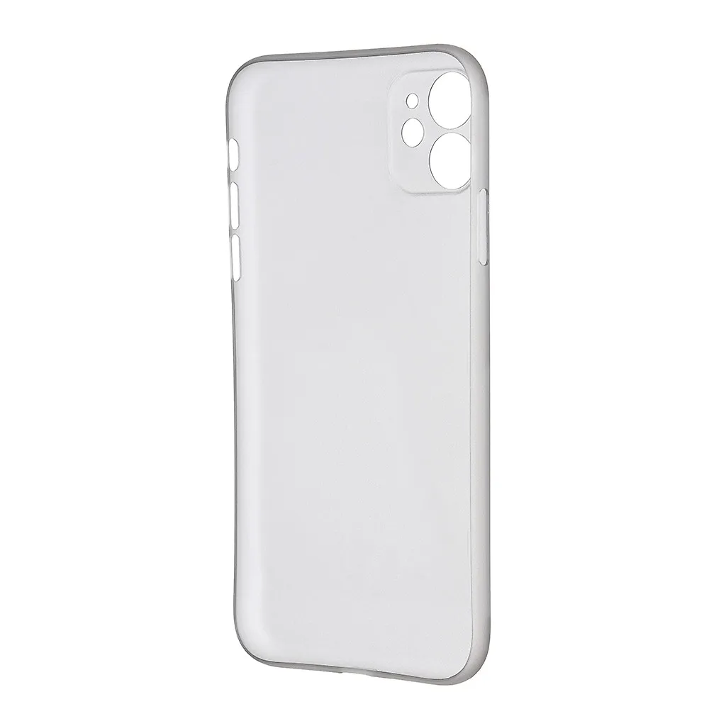 Прозрачный Ультратонкий чехол для iPhone 11 Pro Max Slim 0,3 мм Матовый Жесткий чехол-накладка мягкий чехол