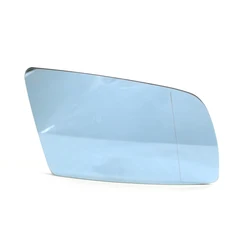 Dual Blue Heated Wing Mirror Glass - Wide Angle Rearview Mirrors (Right blue)