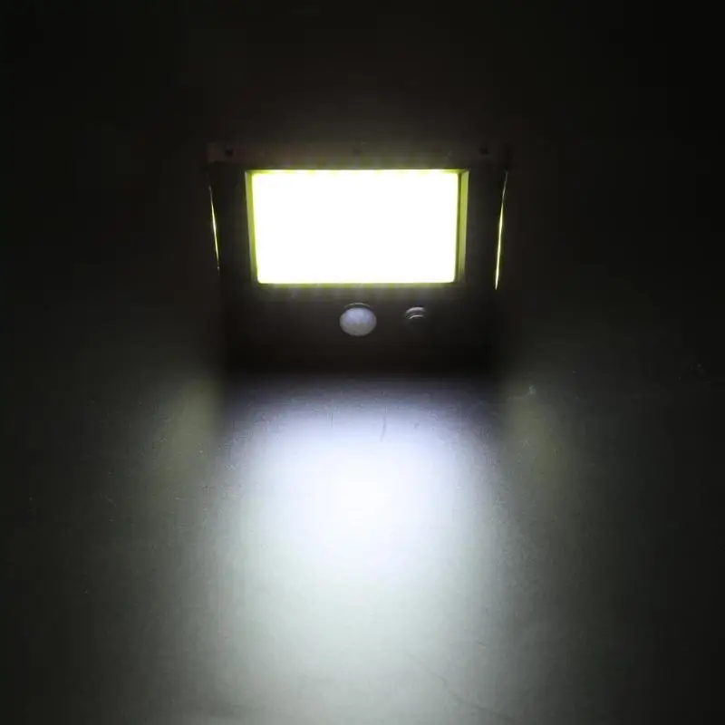 COB 48/60 светодиодный светильник на солнечной батарее с датчиком движения, настенный светильник, уличный водонепроницаемый светильник, семейный садовый декоративный светильник