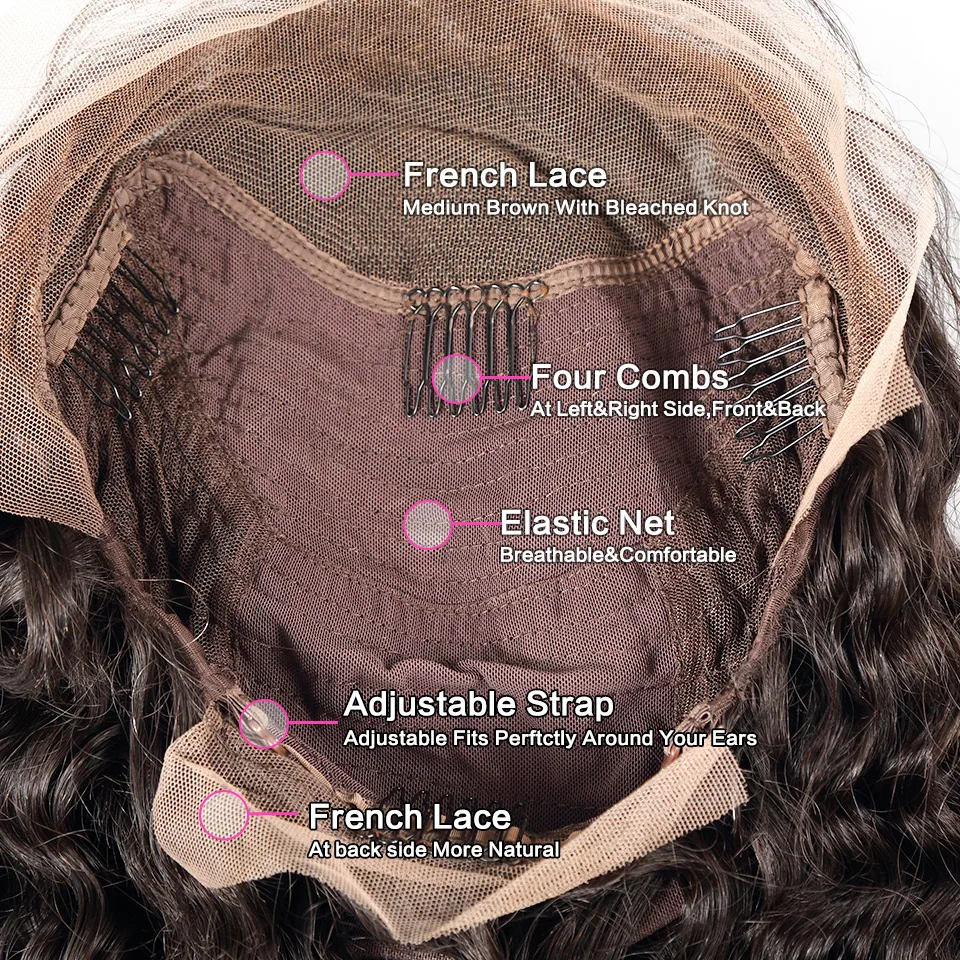 Luvin OneCut волосы глубокая волна 20-34 дюймов 250 плотность кудрявые 13х6 кружева передние человеческие волосы парики remy волосы длинные кружева передние al парик