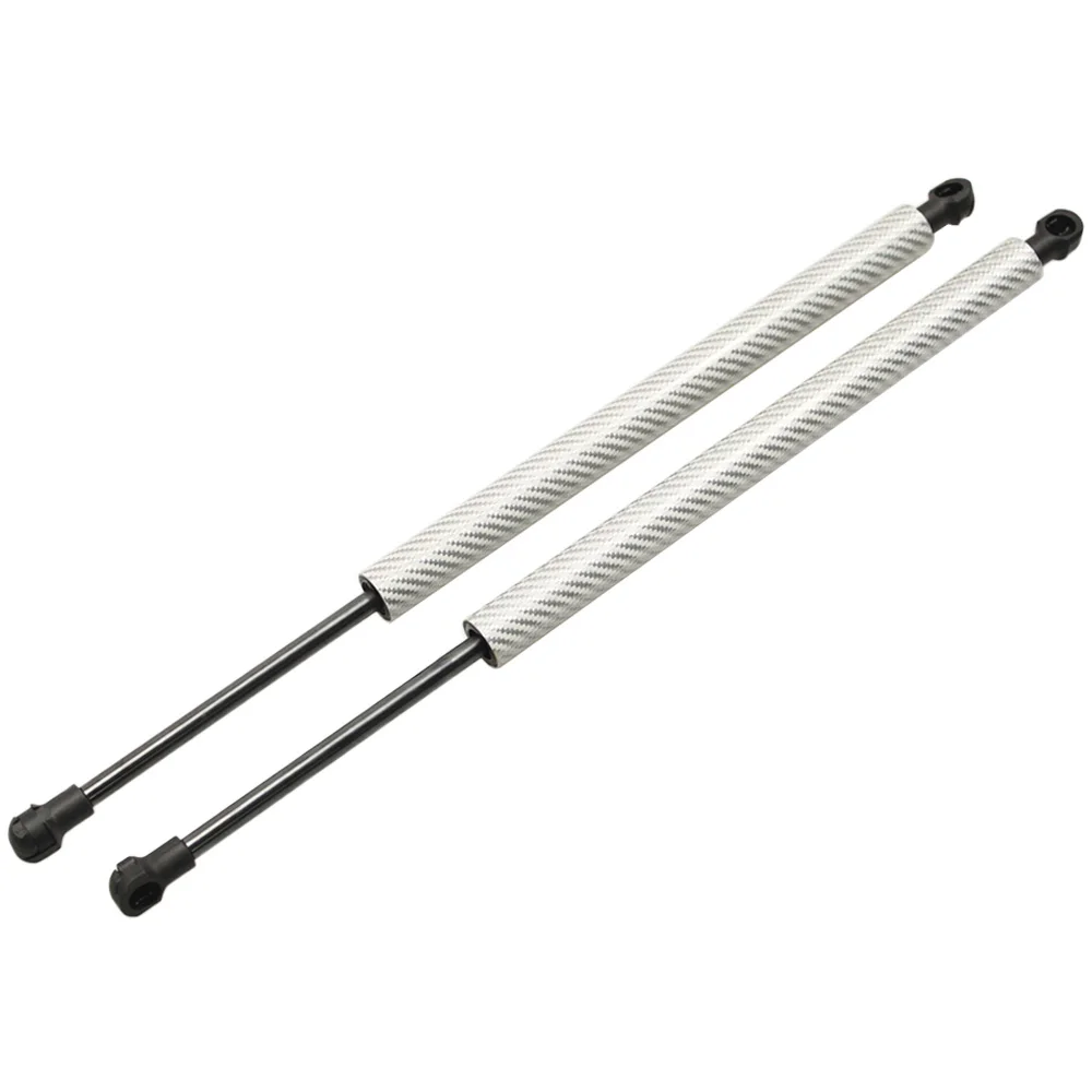 Для TOYOTA COROLLA FIELDER 2007-2012 Задняя Крышка багажника Liftgate углеродное волокно газовые стойки пружинный подъемник поддержка демпфер хэтчбек - Цвет: Silver Carbon Fiber