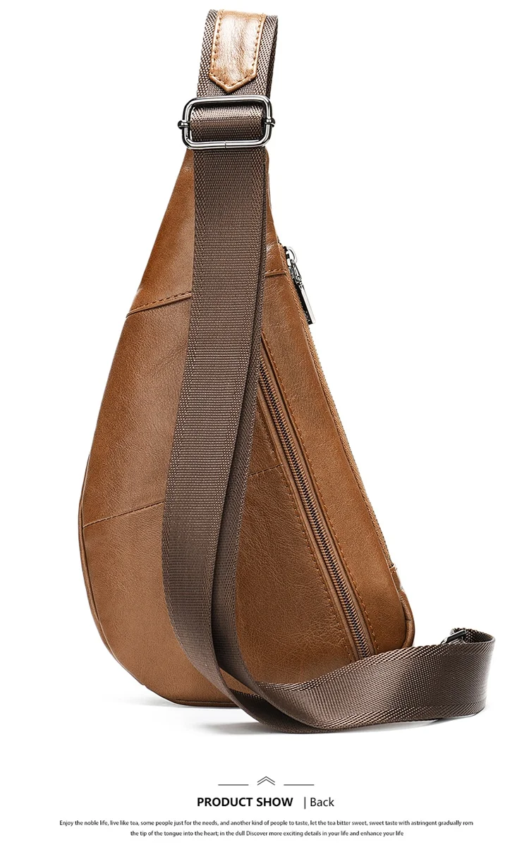 Echtes Leder Umhängetasche Für Herren Messenger Brusttasche_voghion.com