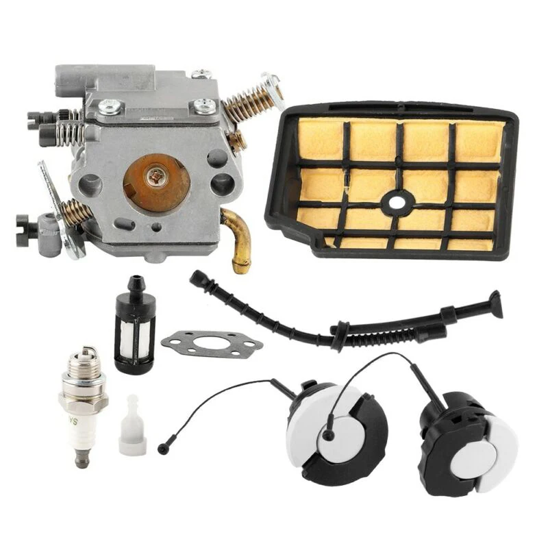 

Carburetor Carb Kits Chainsaw Engine Parts For Stihl MS200 / MS200T Replacements Gasket Spark Plug Fuel Cap Engine oil cap