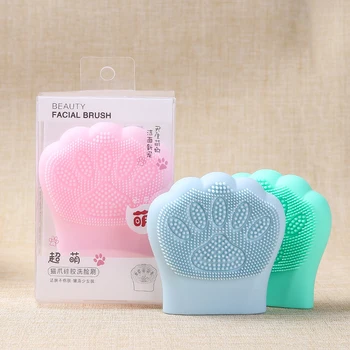 

Cat Claw Silicone Face Cleansing Brush Gentle Clean The Skin Deeply Exfoliating Skin Care Tool Octopus Shape Softy Unisex TXTB1