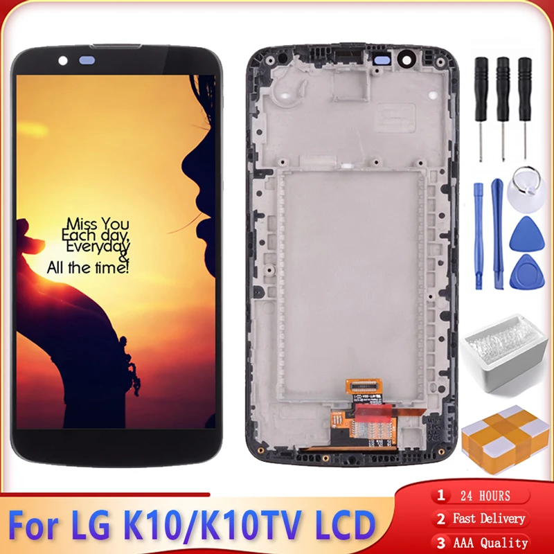Оригинальный ЖК-дисплей для LG K10 LTE K430 сенсорный экран 5 3 дюйма дигитайзер в сборе