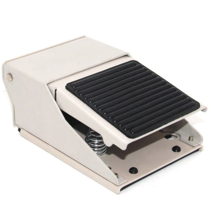 New 4 Way 2 Position 1/4 Inch Foot Operated Pedal Valve FV420 Pneumatic Foot Valve Foot Pedal