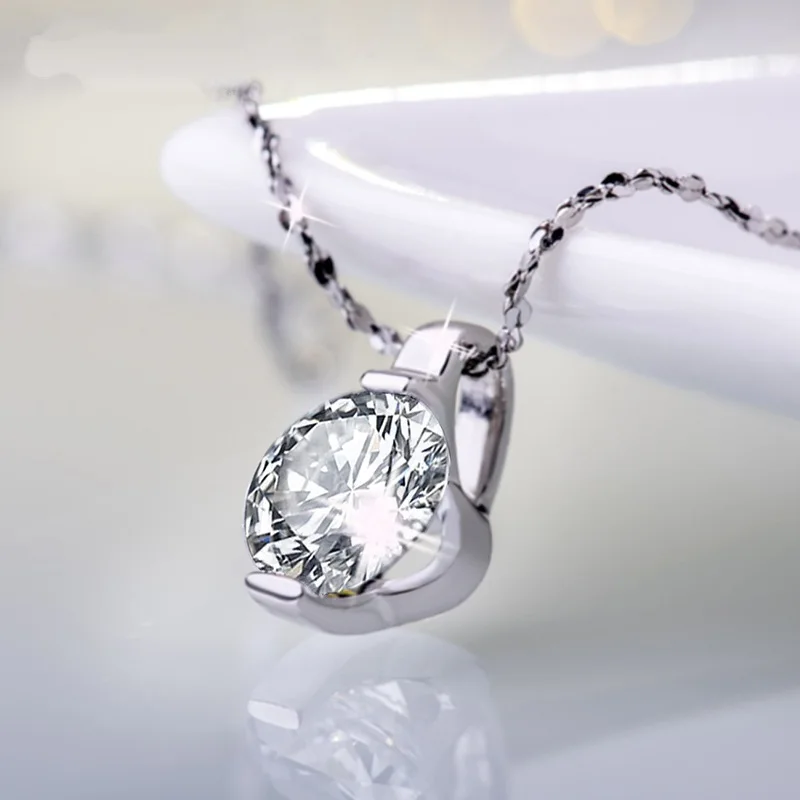 Серебряное ожерелье короткая ключица цепь женская подвеска простое ожерелье с аксессуарами