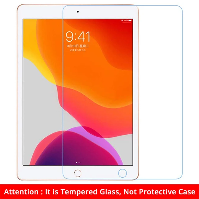 Чехол для iPad 10,2 планшет Funda магнитный стенд смарт-чехол для iPad 7-го поколения PU Кожаные чехлы для iPad 10,2 чехол - Цвет: Glass Film(Not Case)