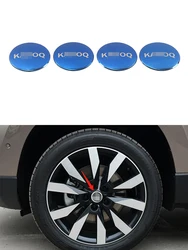 Cadre de décoration de moyeu de roue intérieur, moulage de garniture, accessoires de voiture en acier inoxydable pour Skoda Karoq 2018 2019 2020 