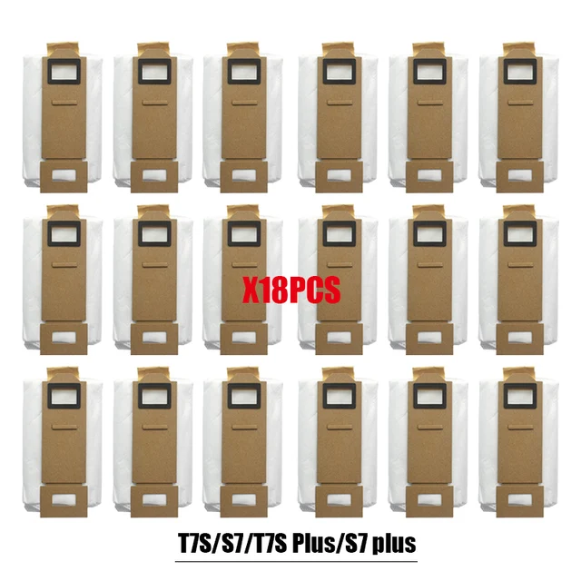 For Roborock S7 T7S Plus vacuum cleaner accessories dust bags mop cleaning cloth HEPA Filter replacement xiaomi G10 robot parts plum