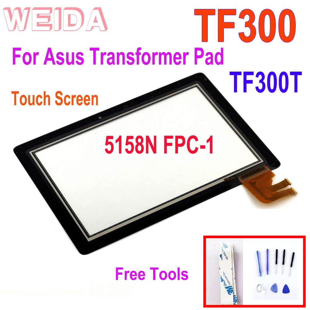 Сенсорный экран 10 1 дюйма для Asus Transformer Pad TF300 TF300T 5158N FPC сенсорный дигитайзер