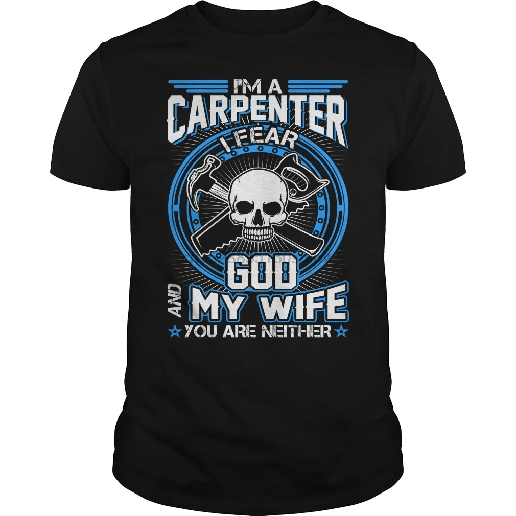 Мужская футболка с надписью Carpenter Fear God и You Are Not крутая wo | одежда