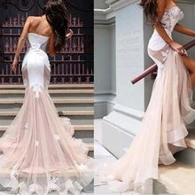 Восьмилое сексуальное платье русалки для выпускного вечера, длинное кружевное Тюлевое вечернее платье, платья для особых случаев, милое Многоуровневое торжественное платье с оборками