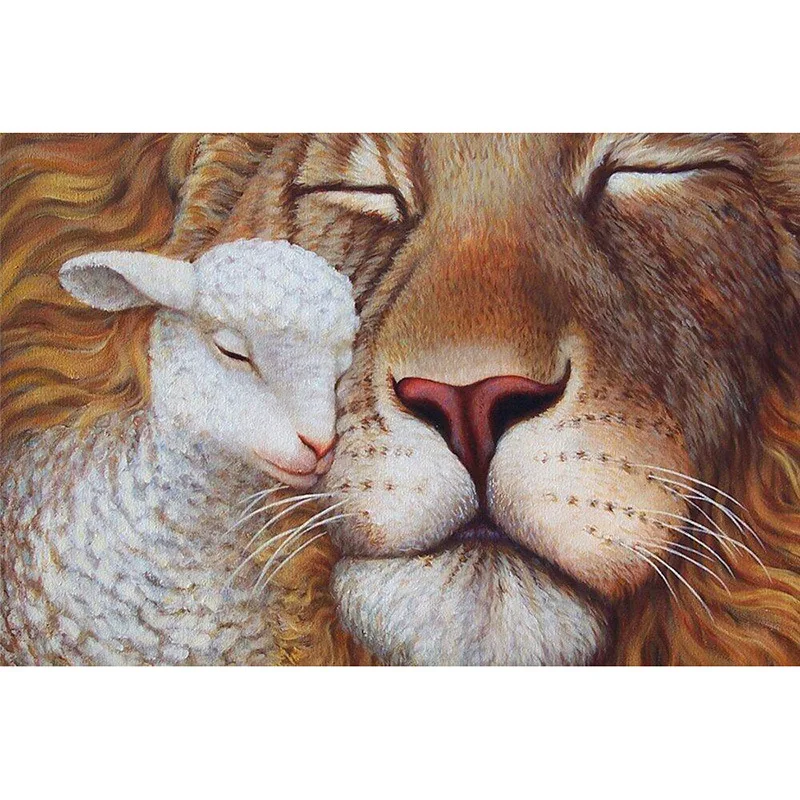 

GATYZTORY 5D DIY Diamond Painting Full Square Drill Embroidery Animal Mosaic Picture Handcraft Art Kits