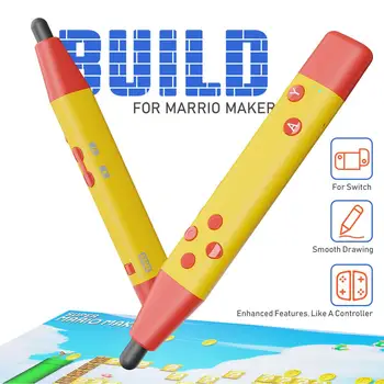 

For Super Mario Maker 2 Editor for Nintendo Switch Pen Shape Controller Touchscreen Stylus for Dr Kawashima's Brain Training