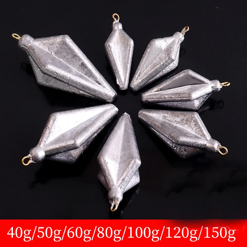 Рыболовные свинцы 40 г/50 г/60 г/80 г/100 г/120 г/150 г большие тяжелые квадраугольные