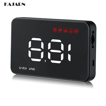 

KAJARN HUD A1000 Digital Car Display Driving Data Via OBD2 Interface Navigation Head Up Display Universal 3.5Inch OBD Display