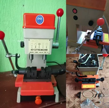 

Newest Laser Car Key Cutting Copy Duplicating Machine 368a With Full Set Cutters For Making keys Locksmith tools 220V