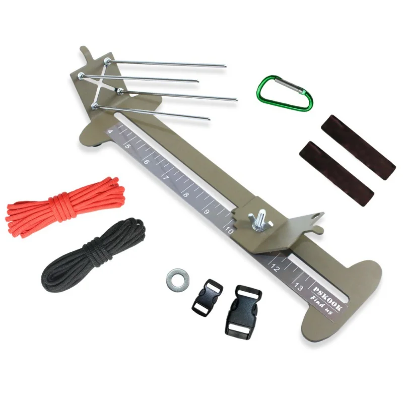 

Outdoor Paracord Jig Bracelet Maker Paracord Tool Kit Adjustable Metal Weaving DIY Craft Maker Bracelet Knot Tools