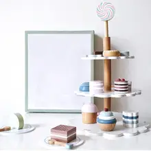 

Durable Bright Color Imaginative Tea Time Pastry Tower Building Block for Learning Building Block Building Block Set