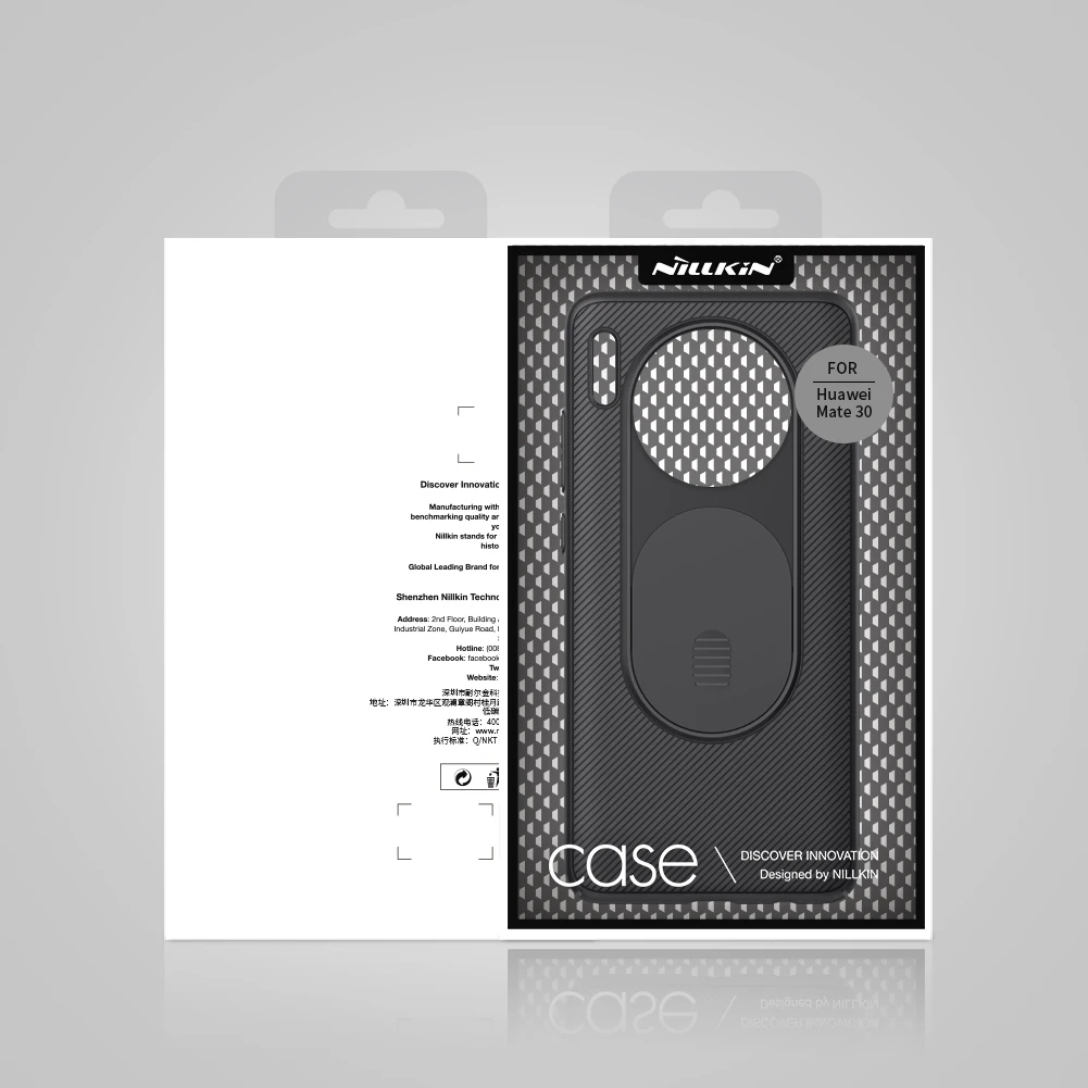 Чехол Nillkin CamShield для huawei mate 30 PC черный зеркальный чехол для телефона