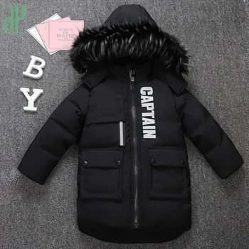 

2020 Children Winter Jacket Baby Boy Parka Kids Warm Outerwear Hooded Cotton-padded Coat Snowsuit Overcoat Boy Outfits Clothes