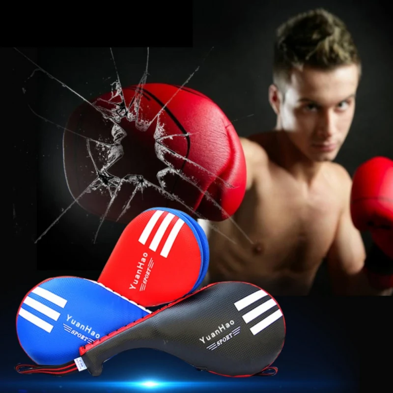 Günstige Neue Taekwondo Ziel Kind Training Zubehör Doppel Blatt Ziel Schild Pad Erwachsene Kampfkunst Kick Ziel Schutz Getriebe