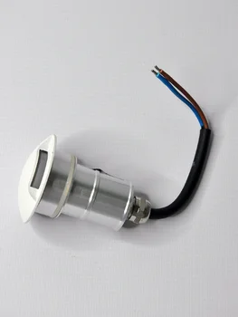 

812A/2x1W-3000K-Si Cветильник aрхитектурный светодиодный серебристый