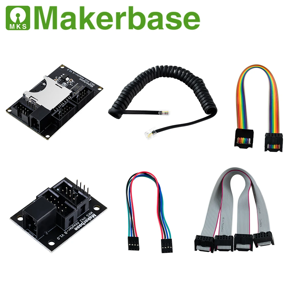 Peças de Impressora Controlador de Exibição Capacidade da Tela Toque para Marlin2.x Makerbase Inteligente 4.3 Polegada Ips Lcd 800*480 hd Mks H43 V1.0 3d - Imagem 6