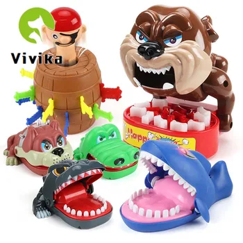 

Interactive Toy of New Biter Crocodile Biting Hands by Teeth Biting Toy Funny Animal Puppy Biting Fingers