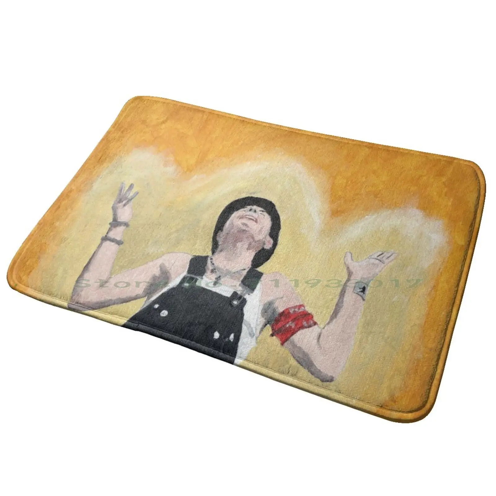 Rips, Reps, Rivelazione Tappetino Per Porta D'Ingresso Tappetino Da Bagno Tappeto Acrilico Su Ventaglio Dipinto A Mano Art Lettercann Problemi Skids F