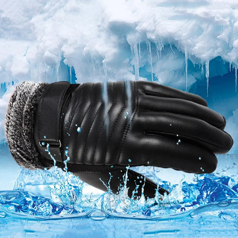 1 пара, унисекс, перчатки для сенсорного экрана, зимние водонепроницаемые лыжные перчатки, теплые аксессуары, перчатки для велоспорта