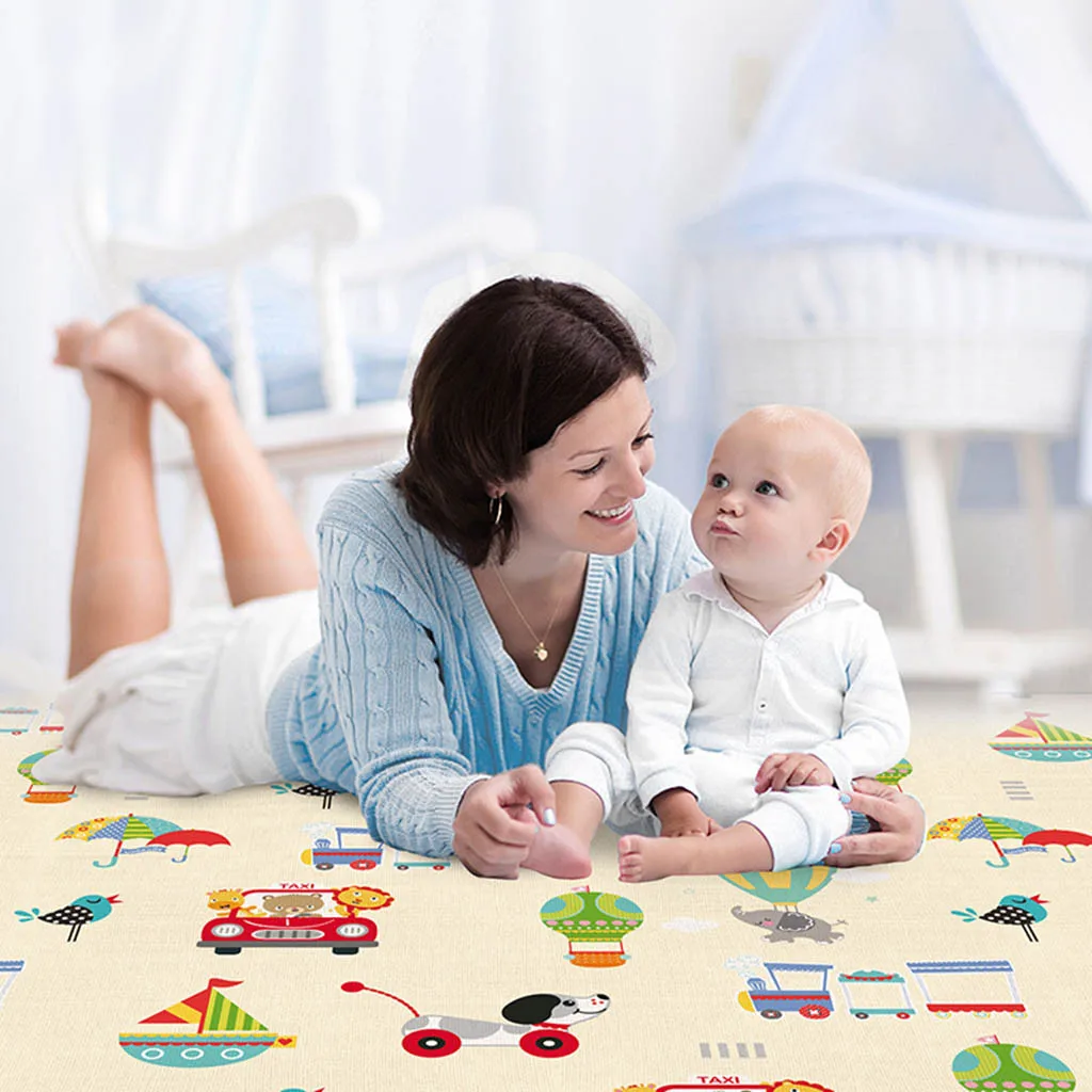 Tapis De Jeu Pliable Et Antiderapant Pour Bebe Accessoire De Gymnastique Reversible Pour Ramper Aliexpress