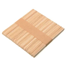 50 шт./лот, одноразовые деревянные шприцы для удаления волос, татуировка и восковая депиляция