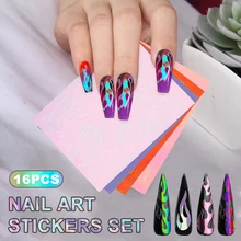 Chaude 2019! Autocollant à ongles innovant lignes à rayures ruban adhésif pour manucure décoration ongles autocollants d'art maquillage outils TSLM2(China)