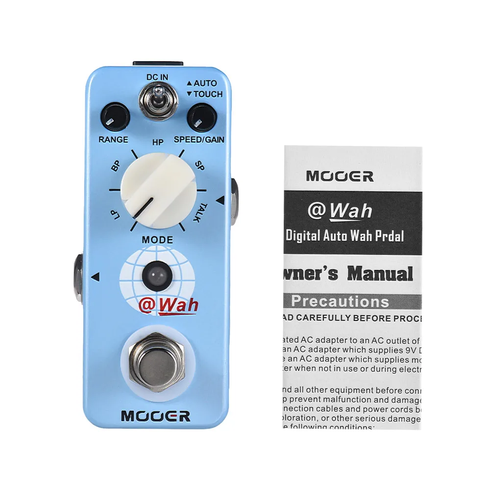 

MOOER Wah Digital Auto Wah Pedal Guitar Effect 2 modes of operation 4 different Wah filter effect modes