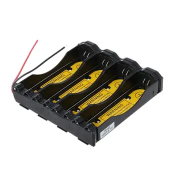 

1-4 18650 Li-ion Battery Case Holder Storage Box Container With Protection Board 95AD