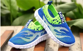 

Summer boys and girls running shoes children's sports shoes mesh breathable children's sports shoes shock absorption soft rubber